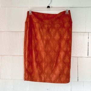 M Medium Peach Lularoe Cassie Pencil Skirt